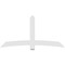 Ekena Millwork Bellingham Architectural Grade PVC Gable Bracket, 84"W x 42"H x 2"D x 6"F, 12/12 Pitch GBP084X42X0206BEL00 - alternate 4